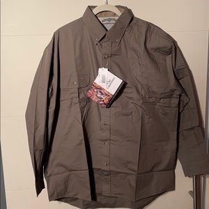 Bob Allen long sleeve mesh back shooting shirt L